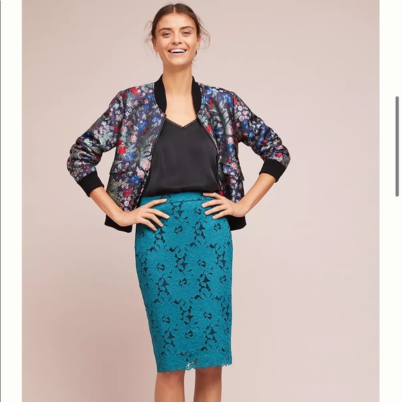 Anthropologie Dresses & Skirts - NWT Anthropologie Anisa Lace Pencil Skirt